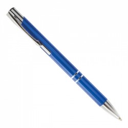 Bolígrafo metal azul